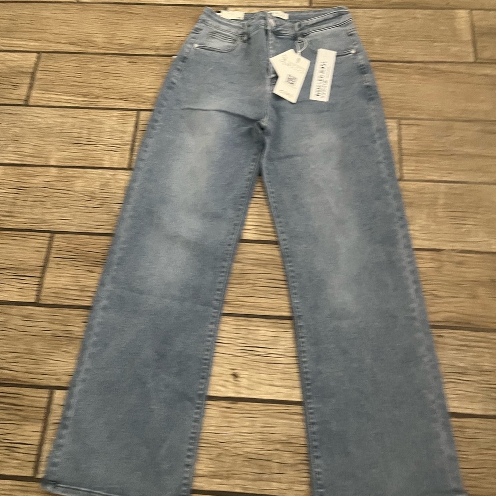 Stylish Light Blue Flare Jeans